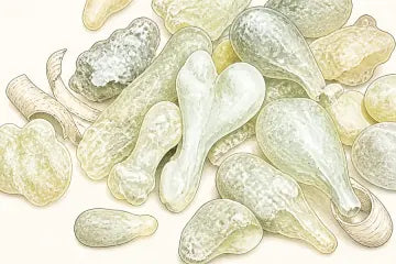 Gouden wierooktranen, het hart van de ochtendolie