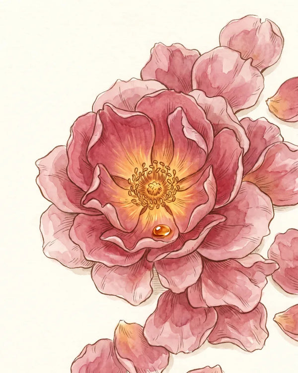De bloem zelf, het hart van de Koningin